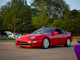 Red Nissan 300ZX at Tuner Evo