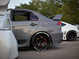 Grey Wrap on Lancer Evolution 10