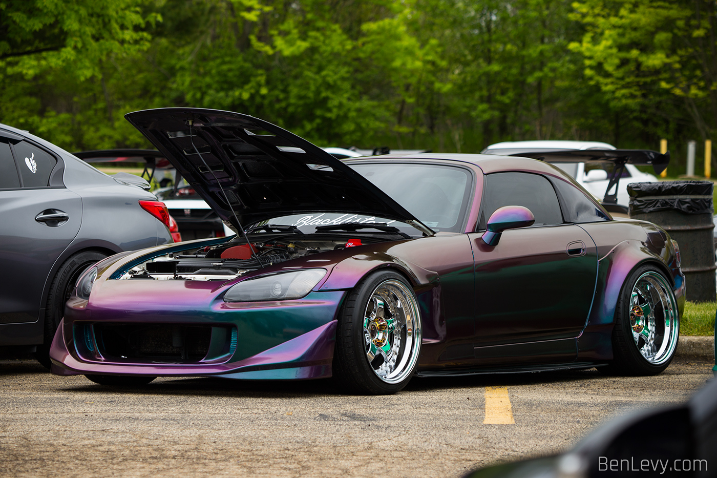 Purple Honda S2000 at Tuner Fest