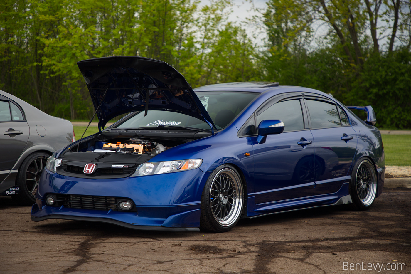 Fiji Blue Pearl Honda Civic Mugen Si Sedan