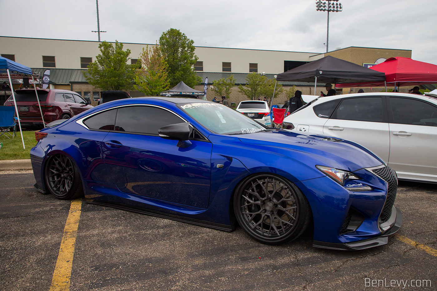 Slammed Lexus RC-F