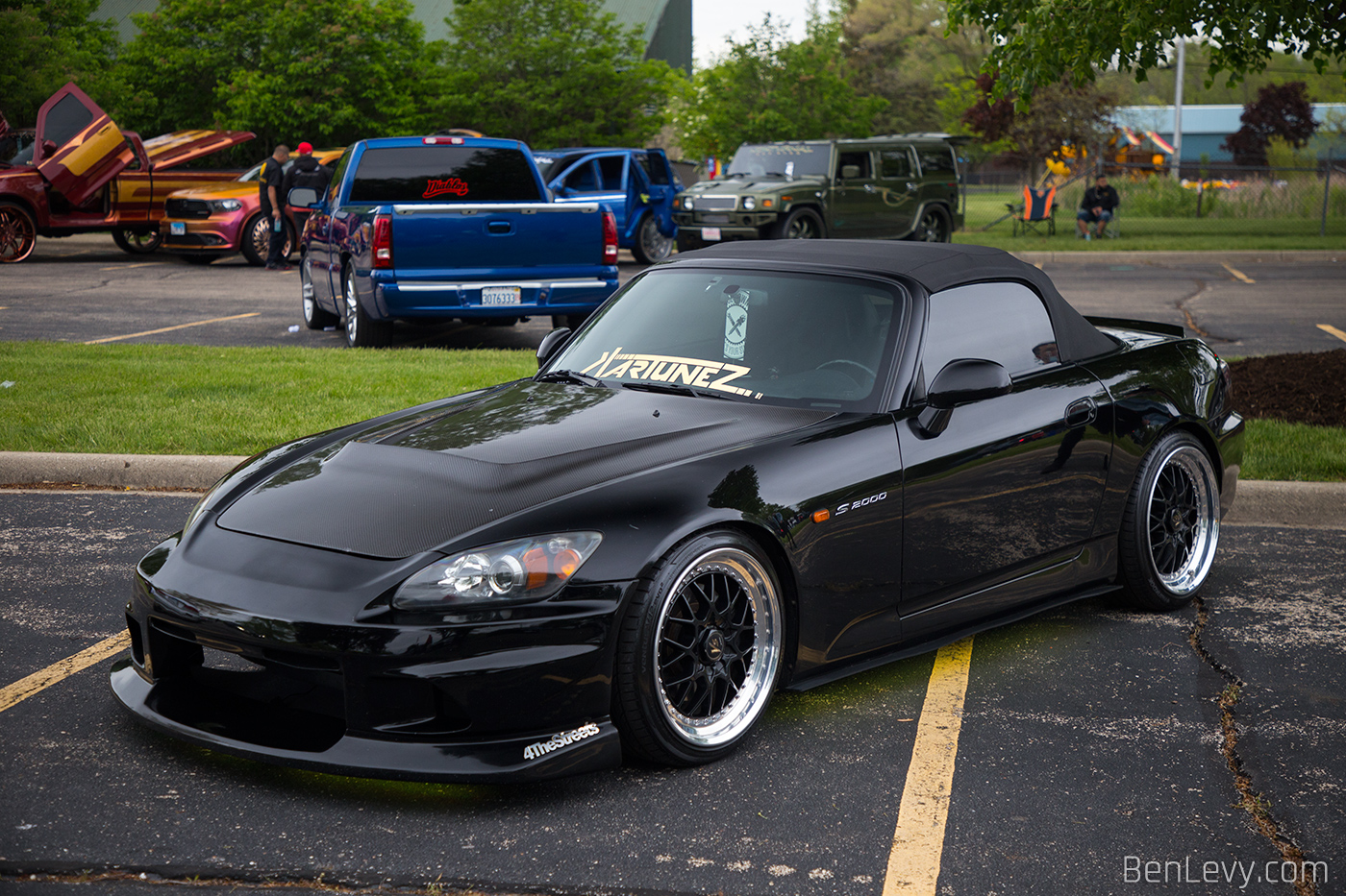 Black Honda S2000 at Tuner Fest