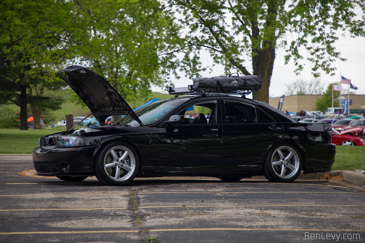 Black Lincoln LS at Tuner Fest