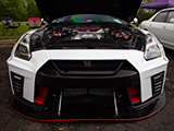 Widebody Nissan GT-R at Tuner Fest