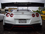 Taillights of a Widebody Nissan GT-R