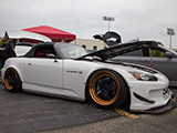 Honda S2000 with Off-White Wrap
