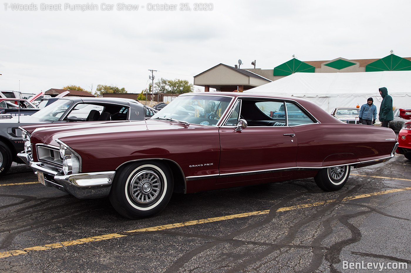 Burgundy 1965 Pontiac Grand Prix