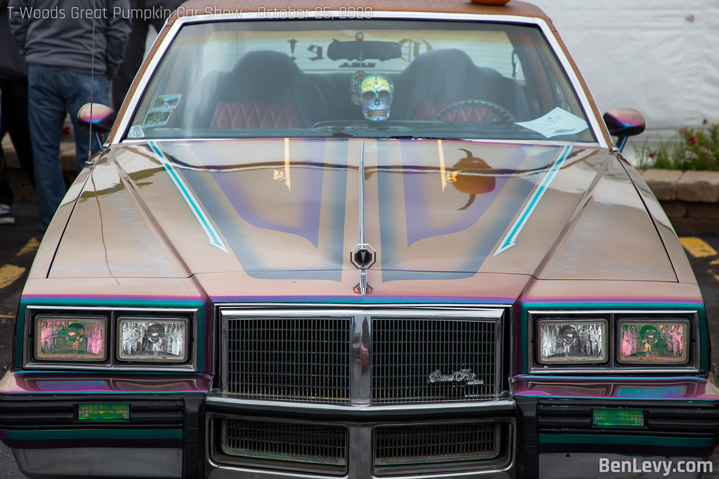 Hood of Lowrider 1985 Pontiac Grand Prix