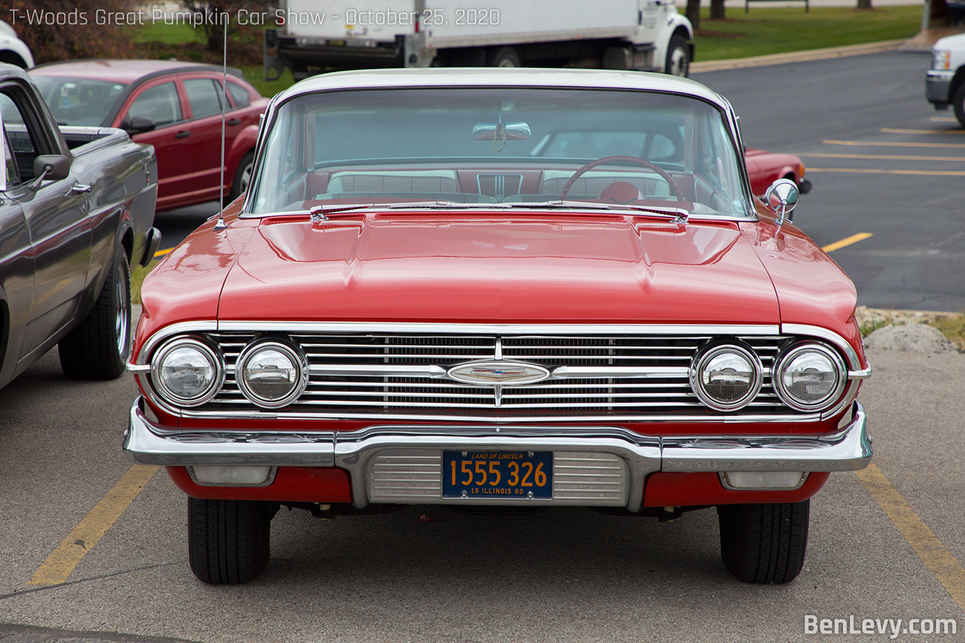 Red 1960 Chevy Impala