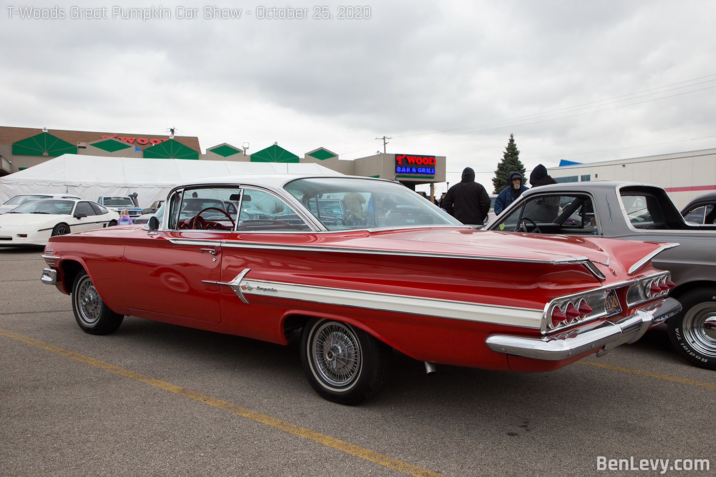 Red 1960 Chevy Impala