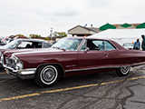 Burgundy 1965 Pontiac Grand Prix