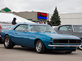 Blue 1967 Chevy Camaro RS