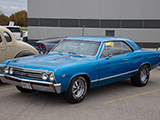 Bleu 1967 Chevelle SS