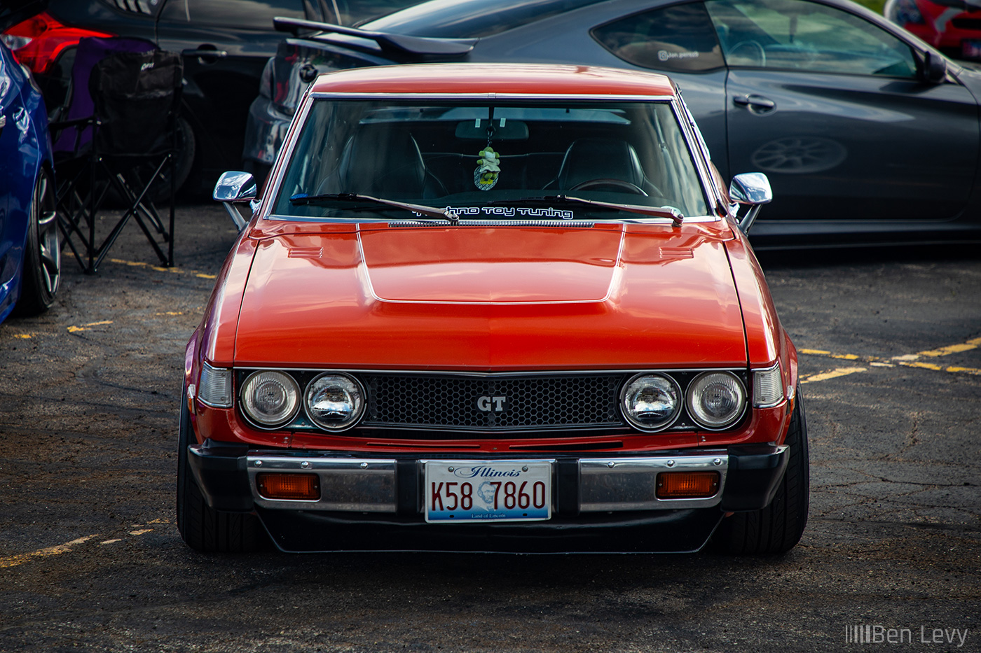Front of RA29 Toyota Celica at United Nations Car Show