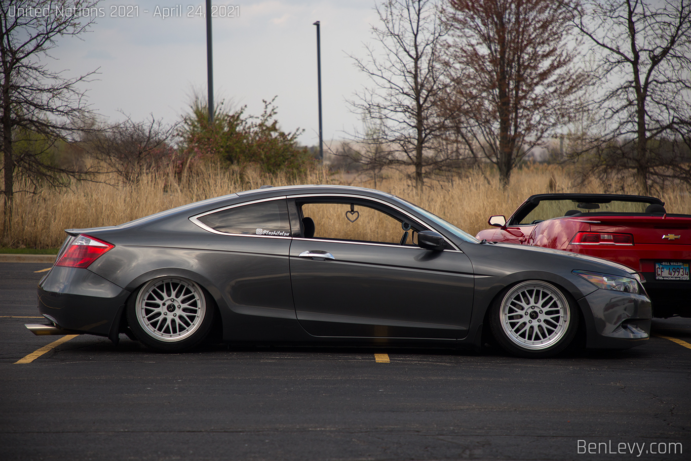 Bagged Accord Coupe that won Best Stance at United Nations