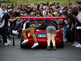Low Car Limbo at United Nations Car Show