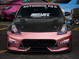 Pink Nissan 350Z with Notorious VQs