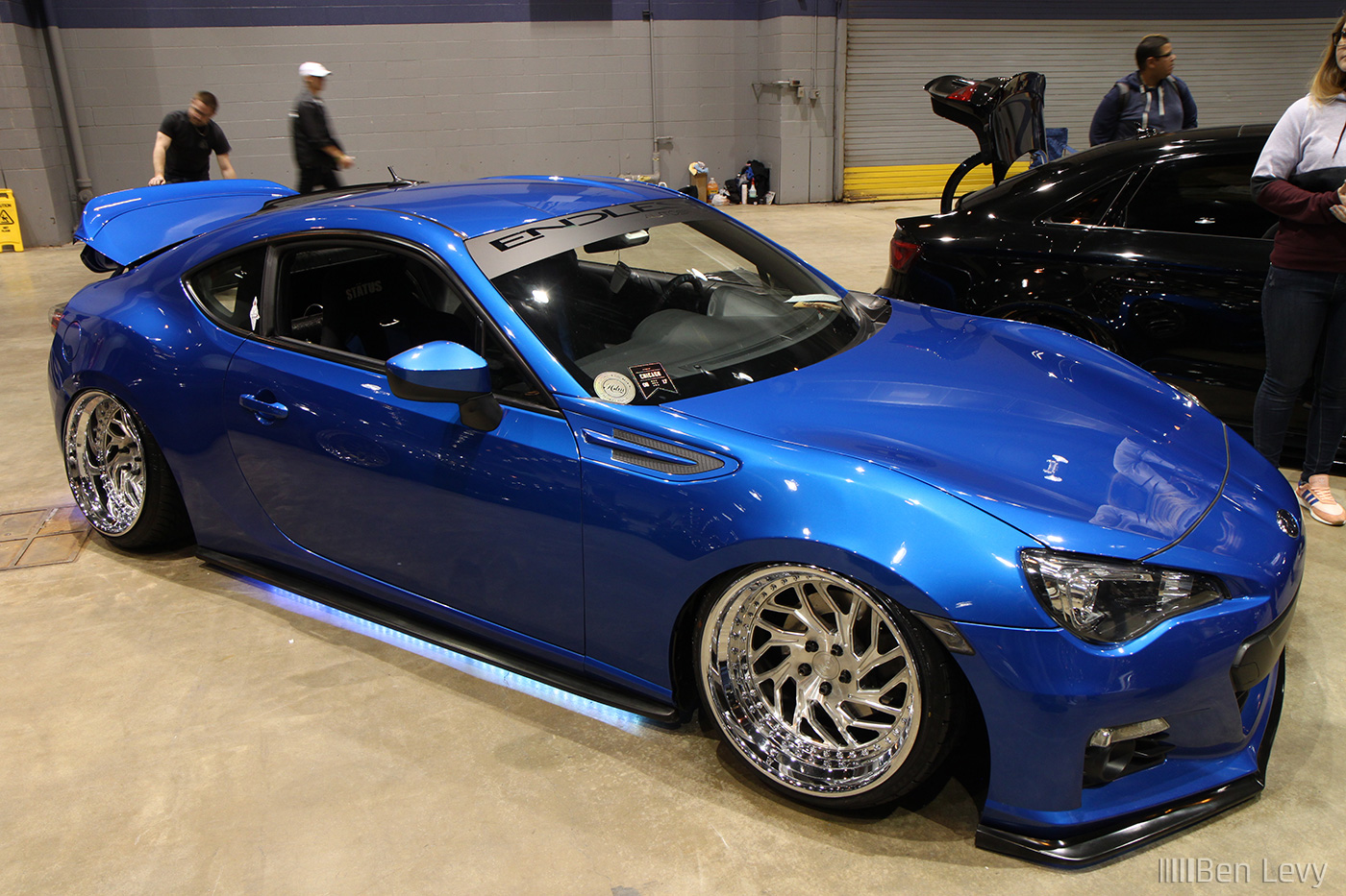 Blue Subaru BRZ