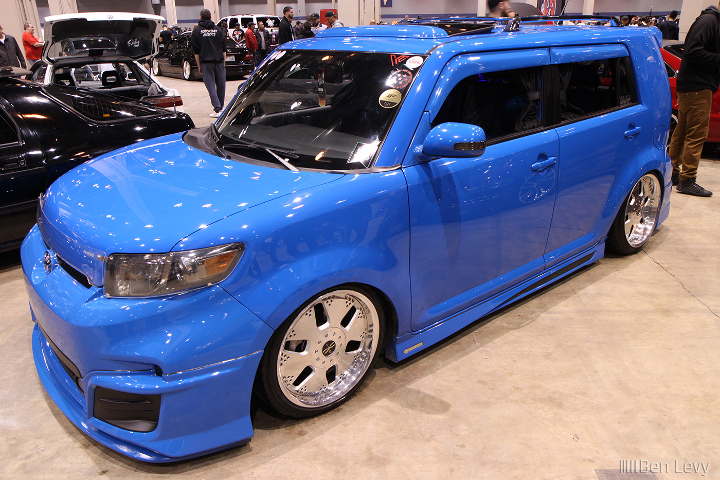 Blue Scion xB RS8.0 at Wekfest