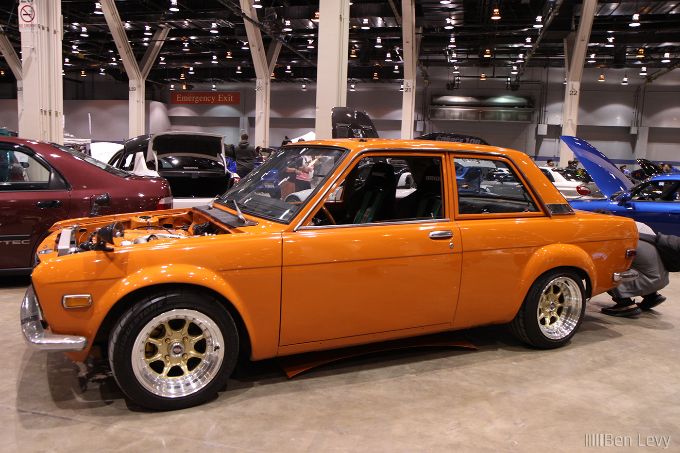 Clean, Orange Datsun 510