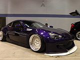 Purple Subaru BRZ with Rocket Bunny v2