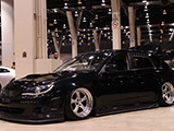 Black Subaru WRX harchback