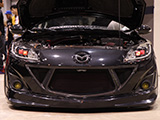 Custom Headlights on Black Mazdaspeed3