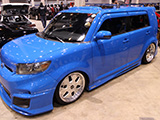 Blue Scion xB RS8.0 at Wekfest