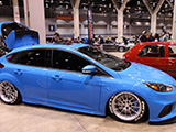 Blue Ford Focus RS at Wekfest Chicago