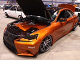 Bagged Orange Lexus IS250 F-Sport