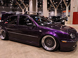 Purple Volkswagen Jetta