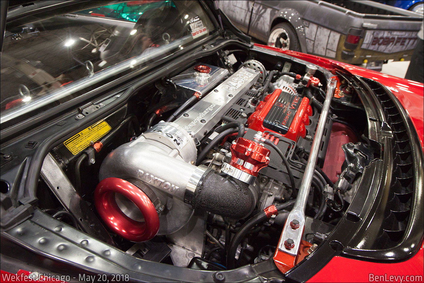 Supercharged Honda NSX engine