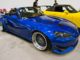 Blue Honda S2000