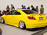 Yellow Civic Si coupe