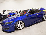 Blue Accord coupe on WORK wheels
