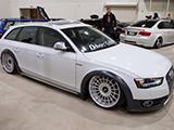 White Audi Allroad with Rotiform R143 Wheels