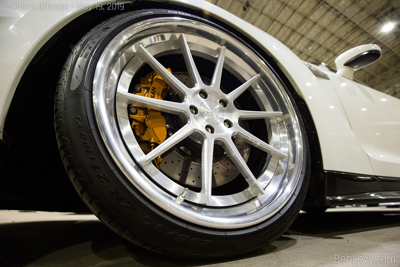 COR Cipher wheel on Nissan GT-R