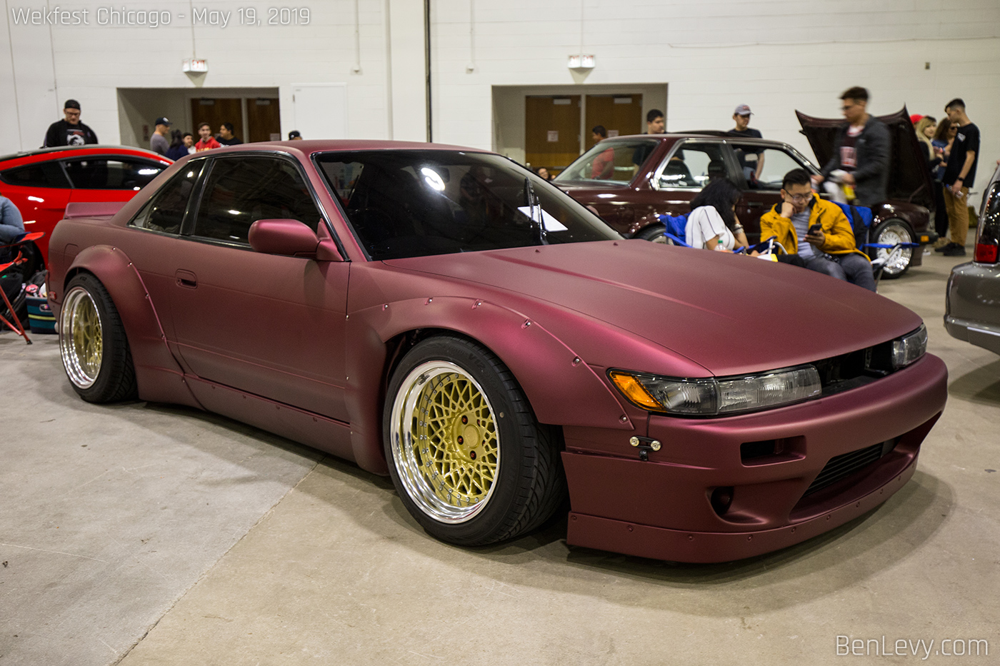 S13 Nissan 240SX with Thick Fenders