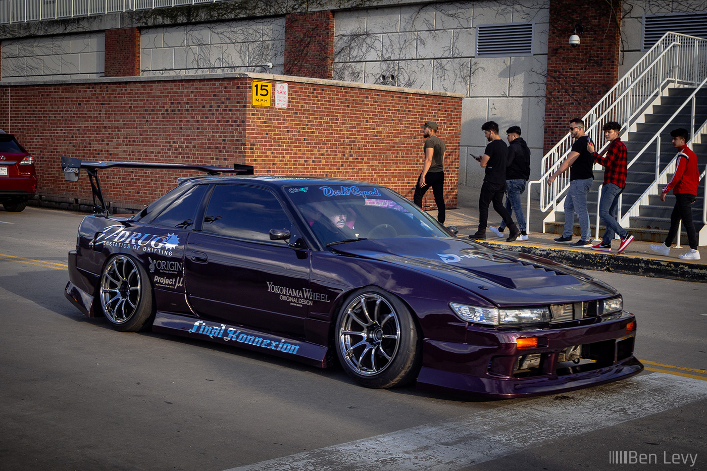 Purple S13 240SX Coupe from Dark Squad
