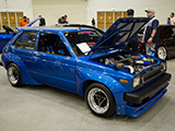 Blue 1982 Toyota Starlet KP61 4ag Turbo