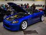 Blue Honda S2000