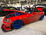 Red 2005 Honda S2000 from NVUS Chicago