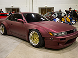 S13 Nissan 240SX with Thick Fenders