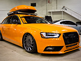 Orange  Audi A4 Avant