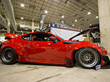 Red Scion FR-S sponsored by  Air Lift Performance