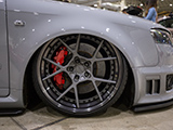 Rotiform KPS wheel on grey Audi