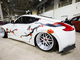 Floral Stickers on Nissan 370Z
