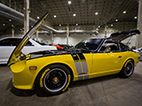 Yellow Datsun 280Z at Wekfest Chicago