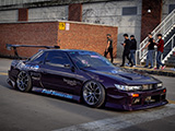 Purple S13 240SX Coupe from Dark Squad