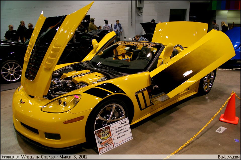 Yellow 2011 Corvette Convertible